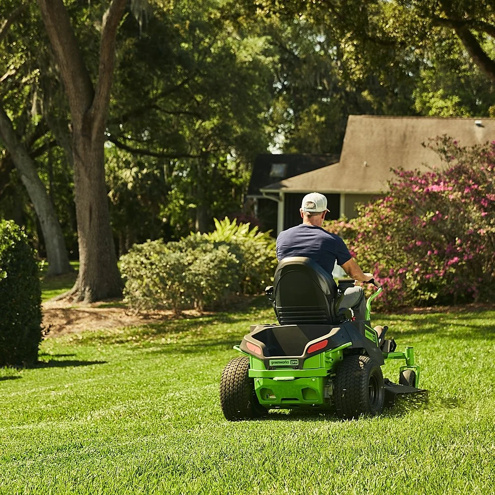 80V 42" Cordless Battery CrossoverZ Zero Turn Lawn Mower, Twelve (12) 4.0 Ah Batteries and (3) Dual-Port Turbo Chargers, CRZ4281 - Image 8